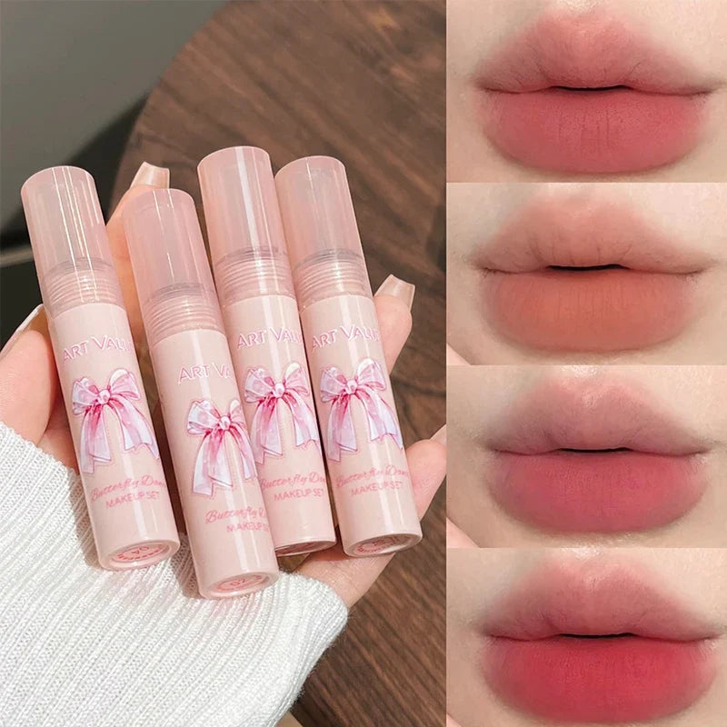 Matte Velvet Nude Lipstick Set – Moisturizing Lip Gloss Matte Lipstick Set Qme