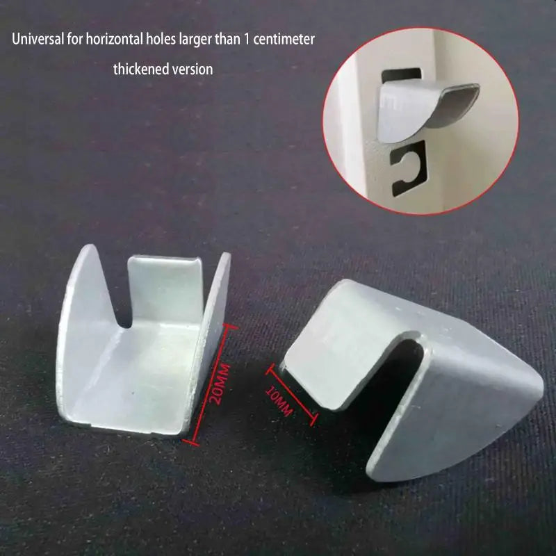 Aluminum Shelf Support Clips for Cabinets & Bookcases – 10 pcs Shelf Support Clips Qme