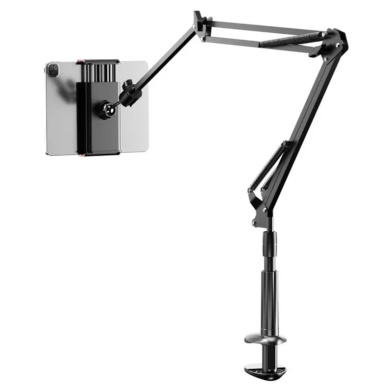 360° Long Arm Tablet & Phone Holder Stand – Bed & Desktop Tablet Phone Stand Qme