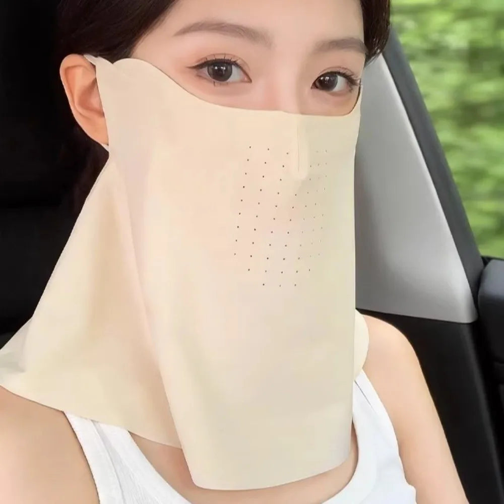 UV-Proof Breathable Face Shield – Lightweight Sun Cover UV Face Shield Qme