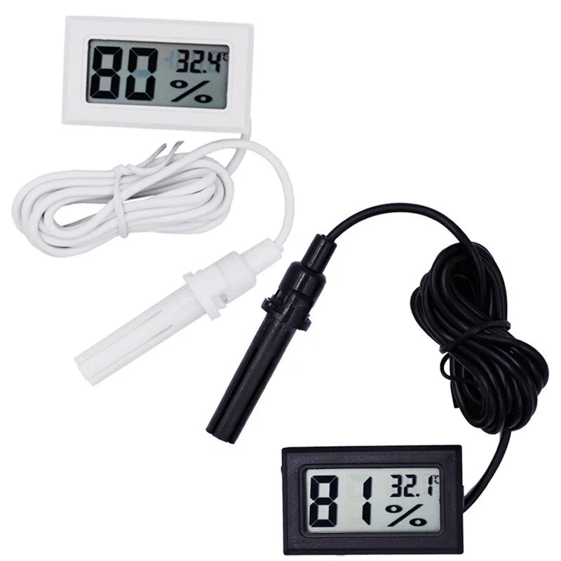 Mini LCD Digital Thermometer & Hygrometer | Indoor Humidity Monitor Digital Hygrometer Qme