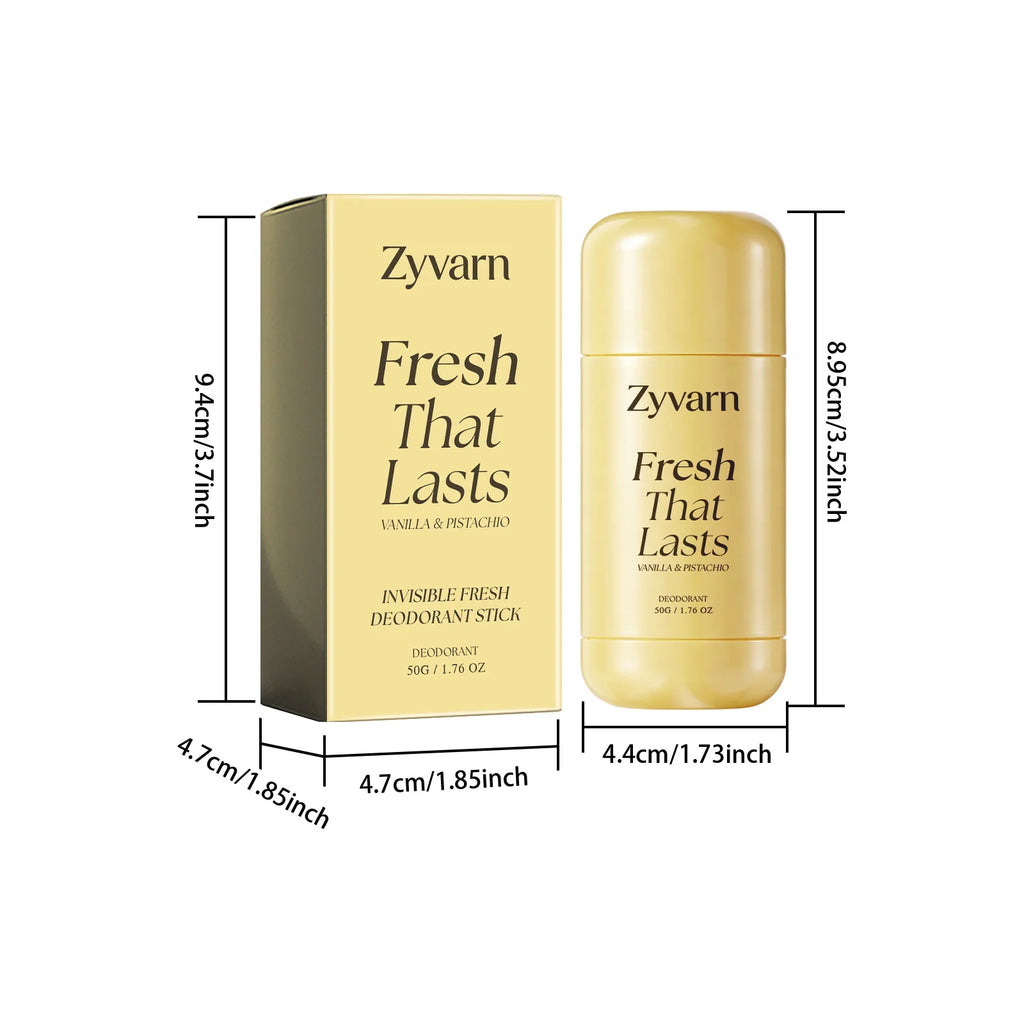 Vanilla Deodorant Stick 50g – Moisturizing Invisible Formula Body Deodorant Stick Qst
