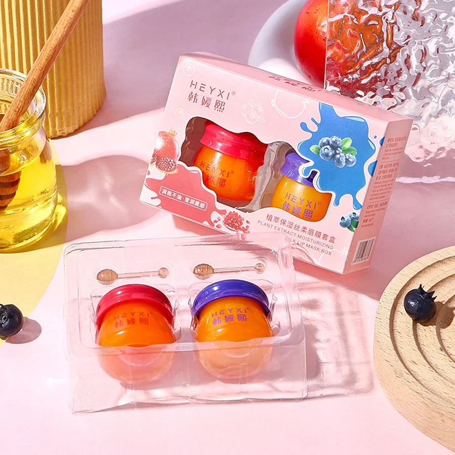 Plant Extract Moisturizing Silk Lip Mask – Non-Greasy Lip Mask Qme