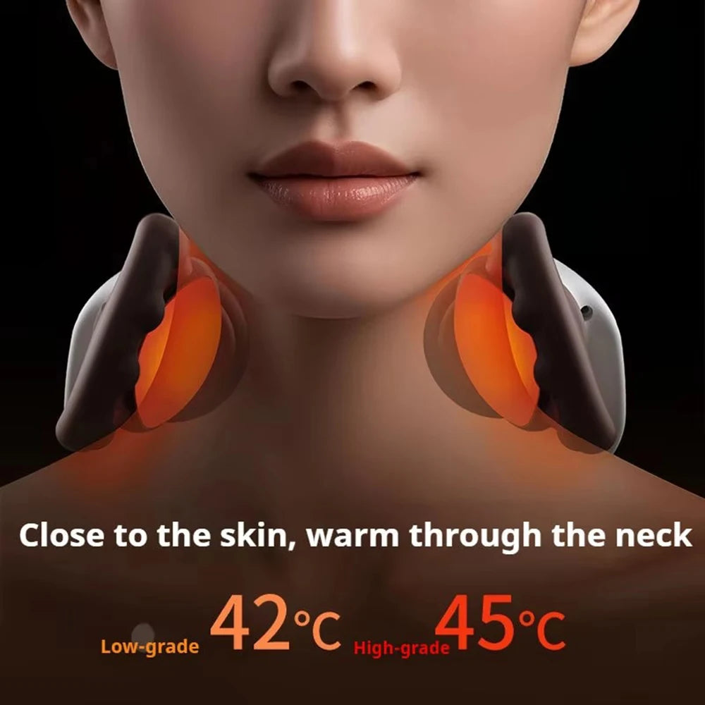 Shiatsu Neck & Shoulder Massager – 4D Kneading, Heat, Wireless Shiatsu Neck Massager Qst