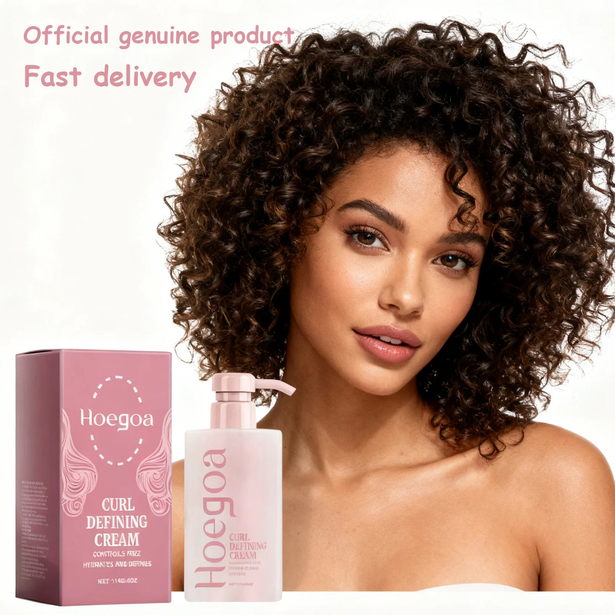 Hoegoa Curl Defining Cream – Shea Butter & Coconut Oil, 140g Curl Defining Cream Qst