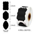 Removable Waterproof Blackboard Roll Labels – 300 Stickers Kitchen Label Stickers Qme 300pcs