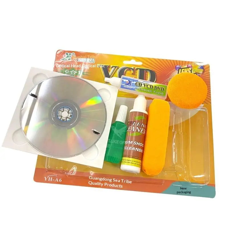 CD DVD VCD Player Lens Cleaner Disc – Optical Maintenance Kit Lens Cleaner Disc Qme
