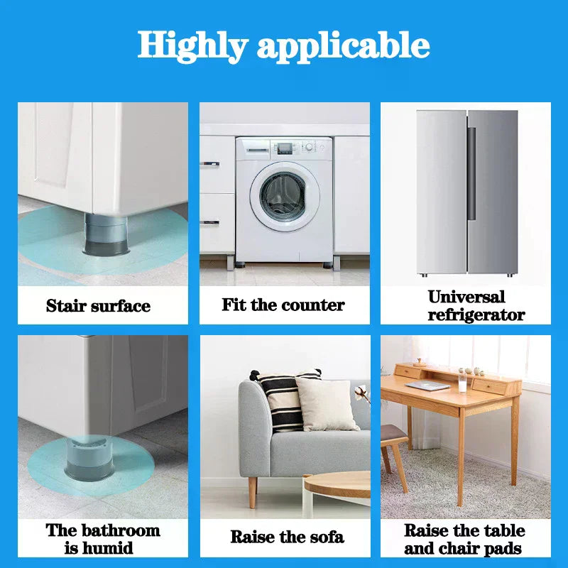Adjustable Washing Machine Leveling Foot Pad | Appliance Stand Appliance Leveling Foot Qme