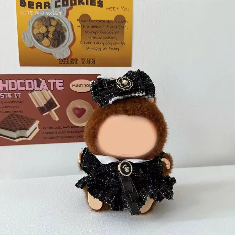 Labubu Doll Clothes & Accessories Set | Fits 15–17cm Plush Doll Clothing Set Qme