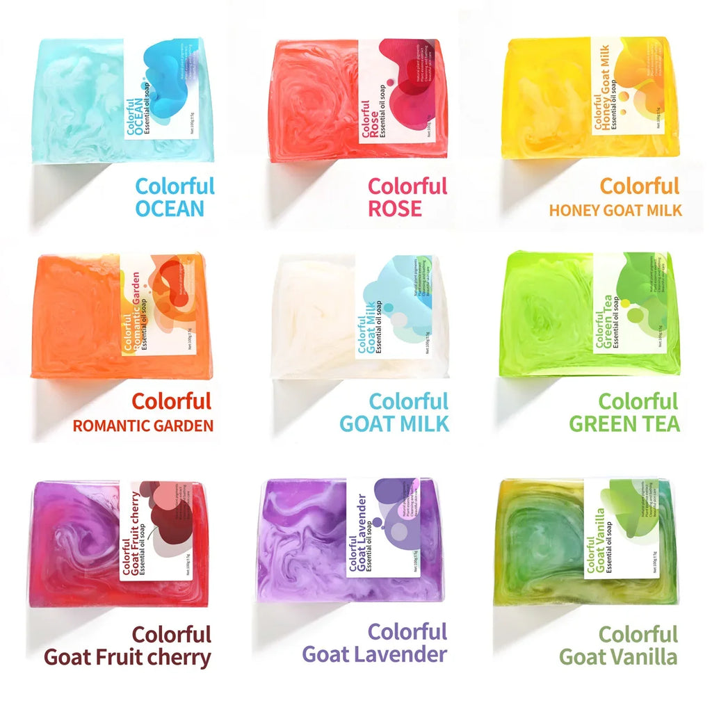 Colorful Natural Organic Handmade Soap – Face & Body Bar Organic Bar Soap Qme