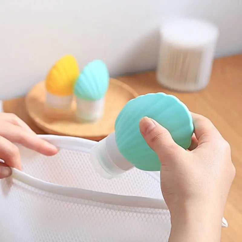 Silicone Travel Bottles – Leakproof Refillable Cosmetic Set Refillable Travel Bottles Qme