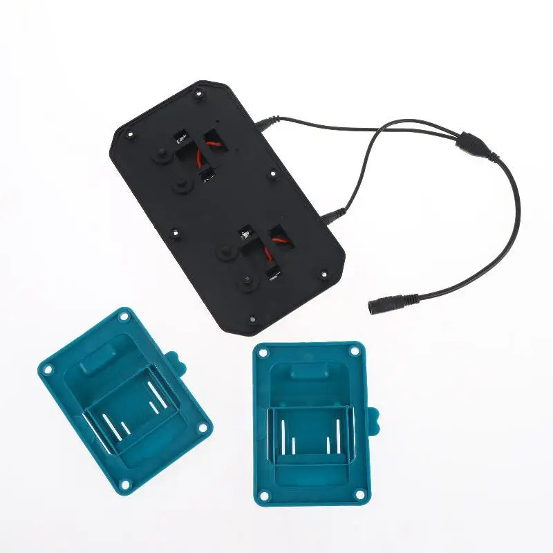 Dual 18V Battery Adapter – Double Power Output Holder Battery Adapter Qme