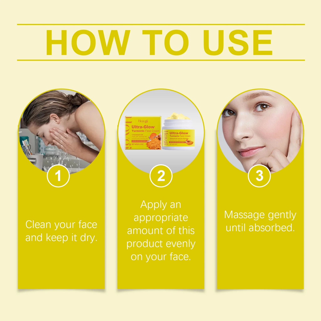 Hoygi Turmeric Face Serum – Even Skin Tone & Pore Minimizer Turmeric Face Serum Qst