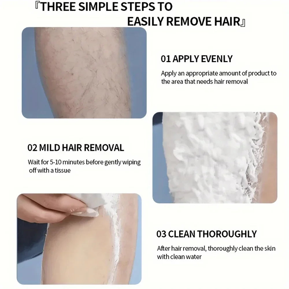LGRAMER Men's Hair Removal Cream – Body, Arm & Armpit 60g Hair Removal Cream Qst