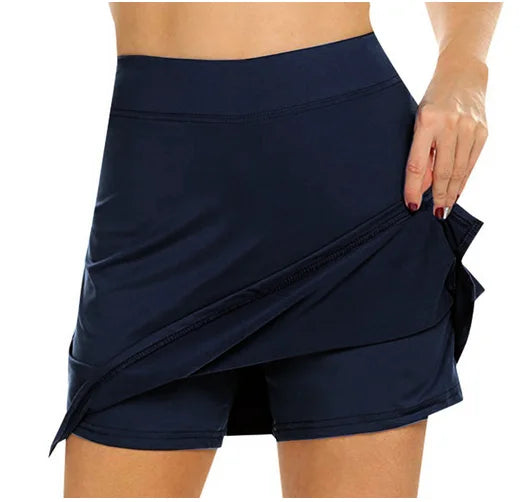 Women's A-Line High Waist Mini Skirt S-4XL | 8 Colors A-Line Mini Skirt Qme DBU XL