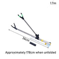 Adjustable V-Shape Stainless Steel Fishing Rod Support Bracket Fishing Rod Holder Qst 170CM