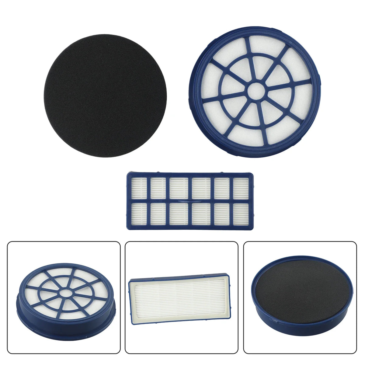 Hoover BR2020012 BR30PET Pre-Motor & Exhaust Filter U81-35601724 Vacuum Filter Set Qme