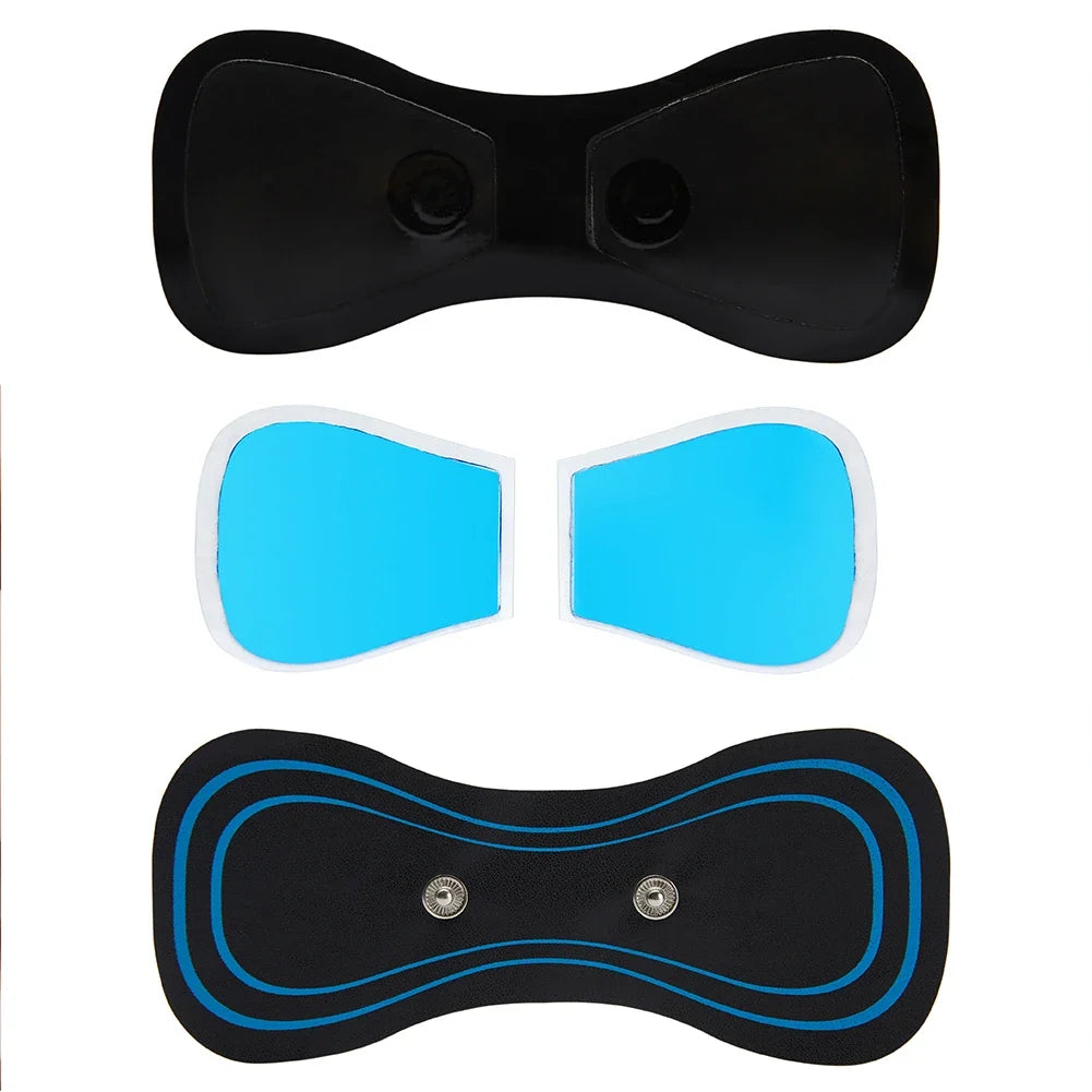 Reusable Silicone Gel EMS Electrode Pads – 1 Pair Body Patches Electrode Gel Pads Qme