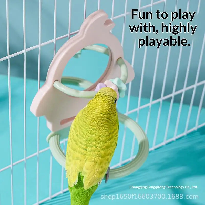 Parrot Gnawing Stand Pole Bird Toy | Birdcage Accessory Bird Cage Toy Qme