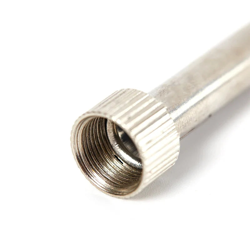 907 Soldering Iron Tip Sleeve Cannula Casing – Stainless Steel Soldering Iron Accessory Qme one size Brown