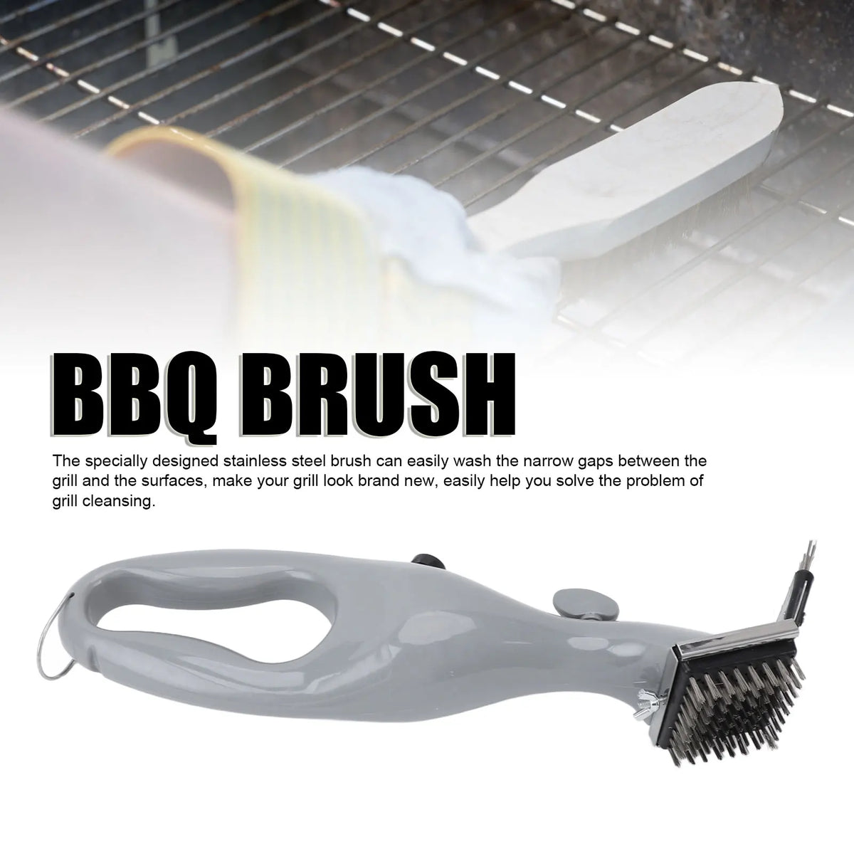 BBQ Grill Steam Cleaning Brush with Water Spray BBQ Grill Brush Qme