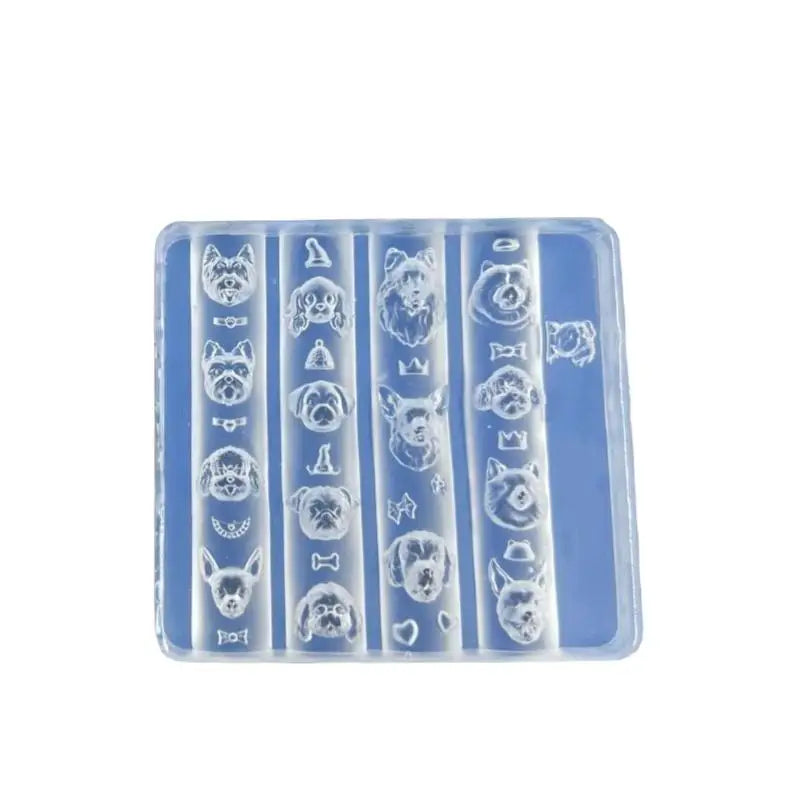 3D Puppy Silicone Nail Art Mold – DIY Cartoon Dog Template Nail Art Mold Qst Default Title