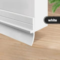 PVC Door Bottom Seal Strip Self-Adhesive Draft & Sound Guard Door Seal Strip Qme White 90cm 30mm|3.6cm
