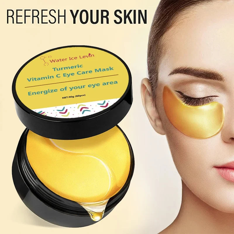 Turmeric Vitamin C Eye Mask – Brighten, Firm & Depuff Eye Treatment Mask Qme