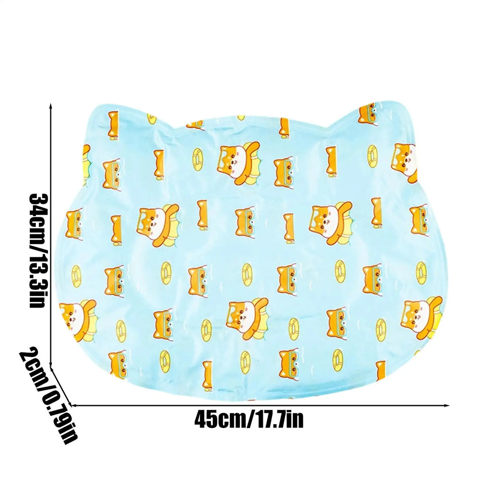 Gel Cooling Mat for Cats & Dogs – Summer Comfort Pad Pet Cooling Mat Qme