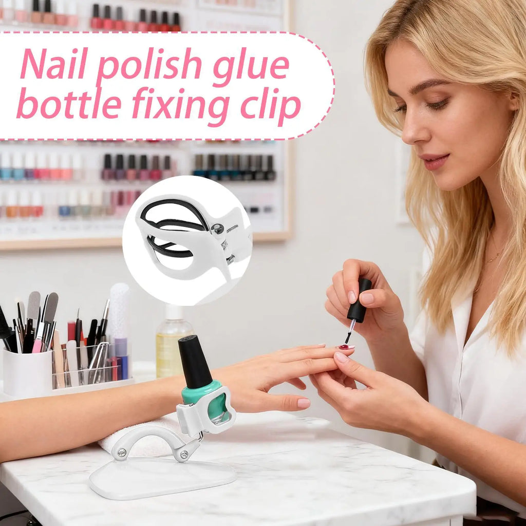 Adjustable Nail Polish Bottle Holder & Display Clip | Qme Nail Polish Holder Qme
