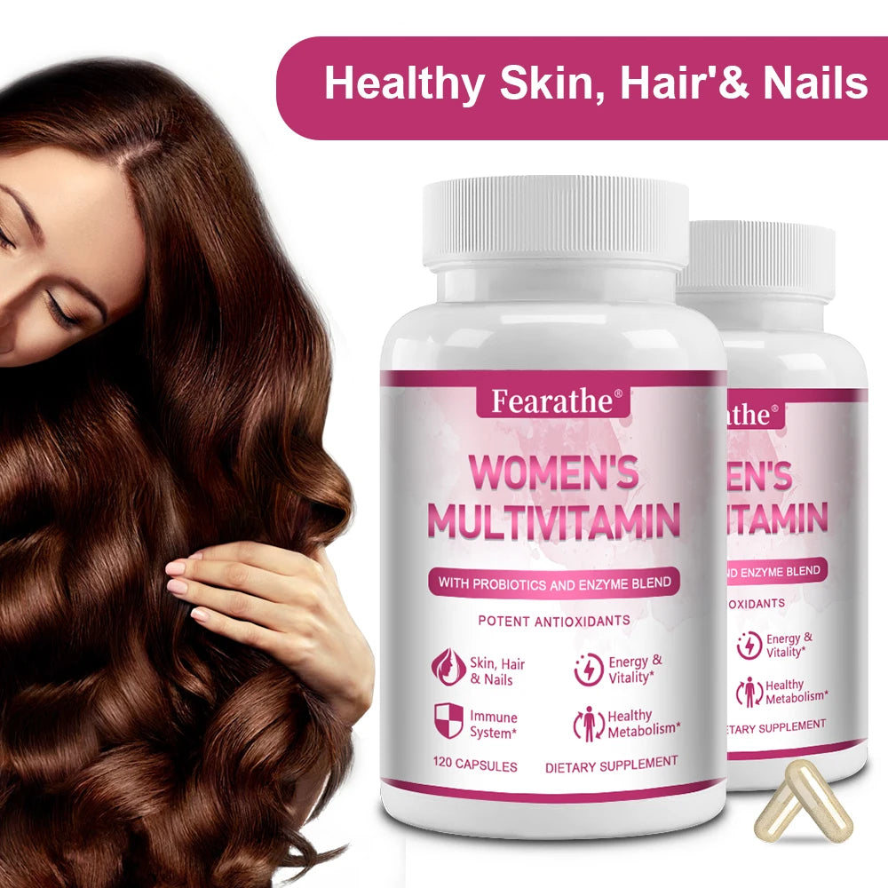 Women's Daily Multivitamin & Multimineral Supplement | Fearathe Women's Multivitamin Qst