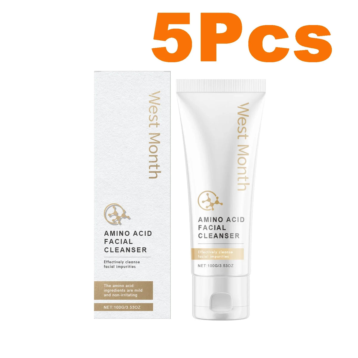 Amino Acid Facial Cleanser – Pore Purifying & Oil Control Facial Cleanser Qme 500g Boxed
