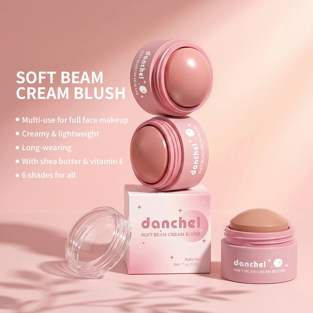 Moisturizing Cream Blush – Matte Soft Focus Natural Cheek Color Cream Blush Qst