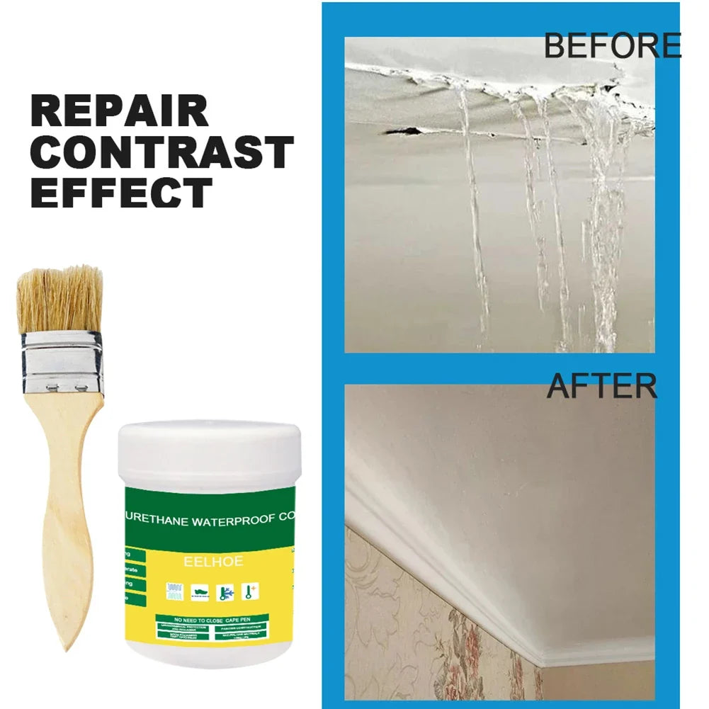 Transparent Waterproof Brush Sealant | Polyurethane Coating Waterproof Sealant Qme