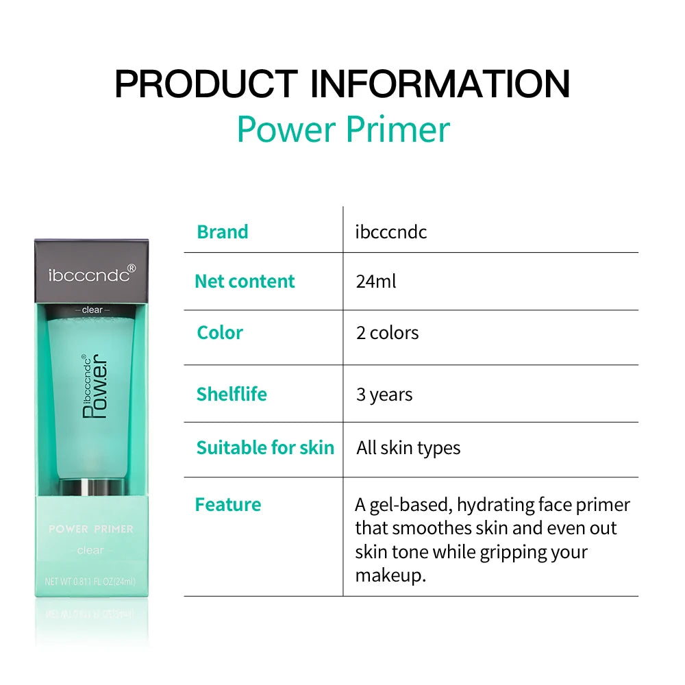 Moisturizing Invisible Pore Primer Gel 24ml – Makeup Base Makeup Primer Qst
