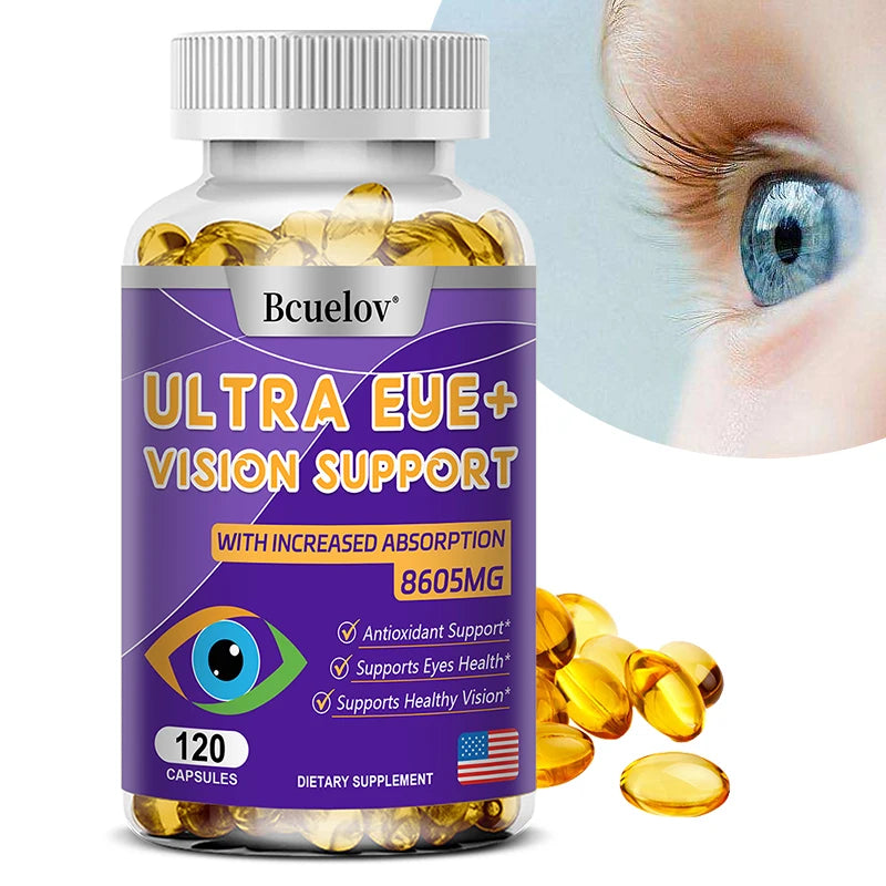 Lutein Zeaxanthin Capsules – Eye Health & Sleep Support Eye Health Supplement Qst