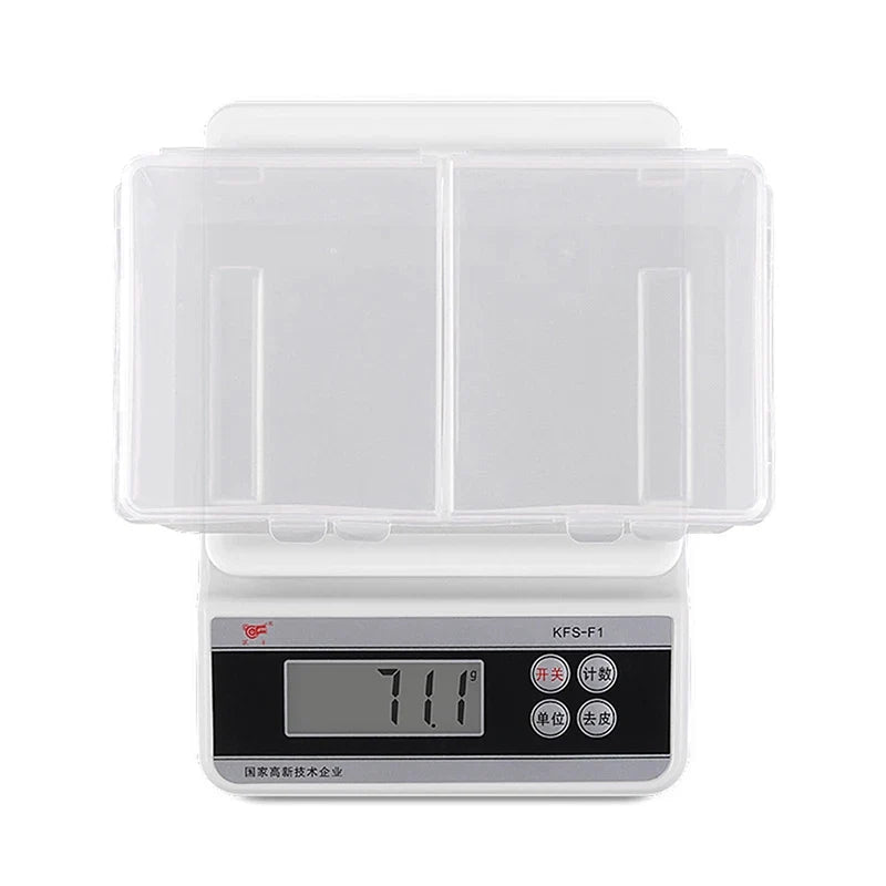 Double-Compartment Cotton Pads & Swab Holder Case Organizer Cosmetic Organizer Case Qme