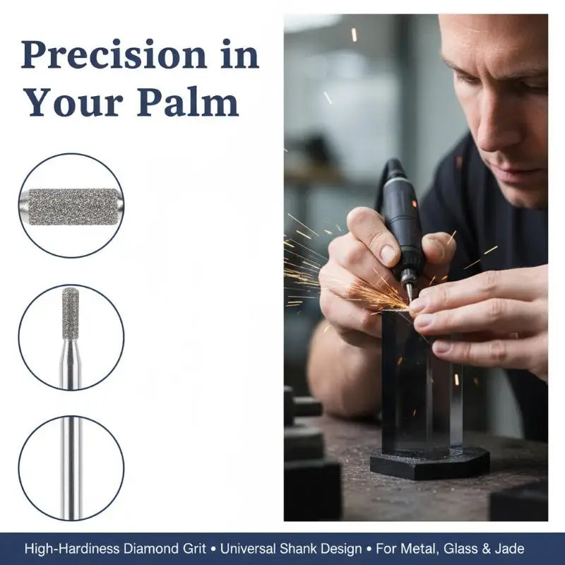 Precision Engraving Wheel Point Carving Bits | Metal Rotary Tool Rotary Engraving Bits Qme