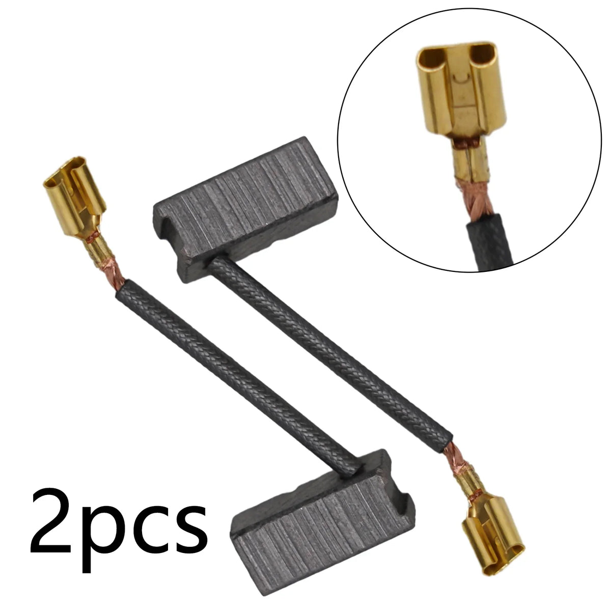 Carbon Brushes 7x8x18mm for 36V Cordless Hammer Drill (2pcs) Power Tool Parts Qme