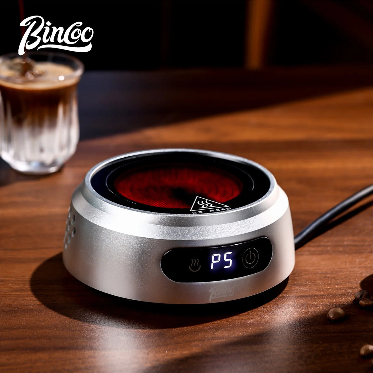 Bincoo 500W Mini Ceramic Electric Hot Plate for Moka Pot Electric Hot Plate Qst