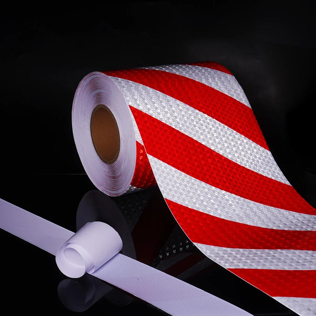 Reflective Safety Warning Tape – Self-Adhesive PVC Twill Reflective Safety Tape Qme