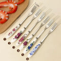 Stainless Steel Coffee Spoons with Ceramic Handles | Qme Coffee Spoons Qme B