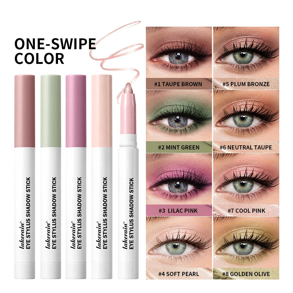 Lakerain Cream Eyeshadow Pen – Pearl Shimmer, Waterproof Cream Eyeshadow Pen Qst