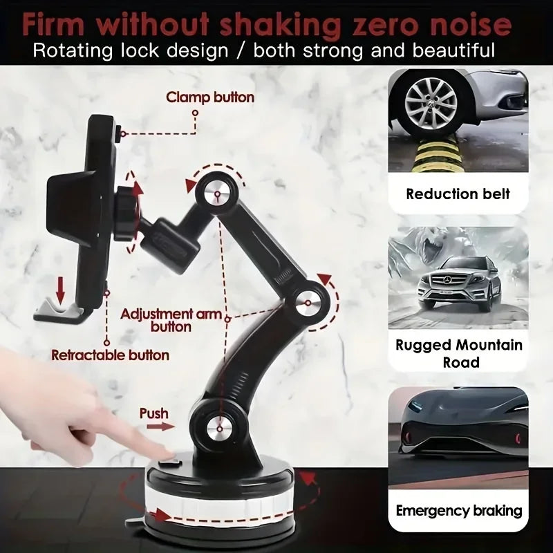 Universal Car Phone Mount & GPS Holder | 2 Colors Car Phone Mount Qme