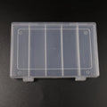 Transparent Nail Polish & Glue Storage Box – 5 Large Compartments Nail Storage Organizer Qme 1PC