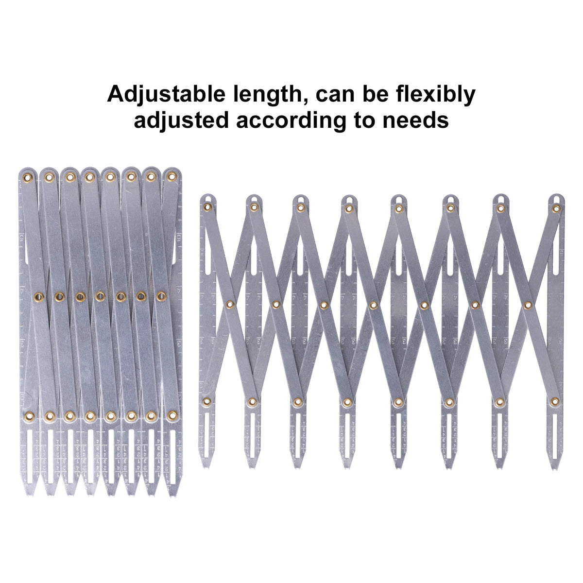 Aluminum Adjustable Sewing Gauge – Anti-Rust DIY Tool Sewing Gauge Tool Qst