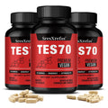 Fenugreek, Turmeric & Black Maca Capsules | Energy & Vitality Herbal Supplement Qst 120 count-3 bottle