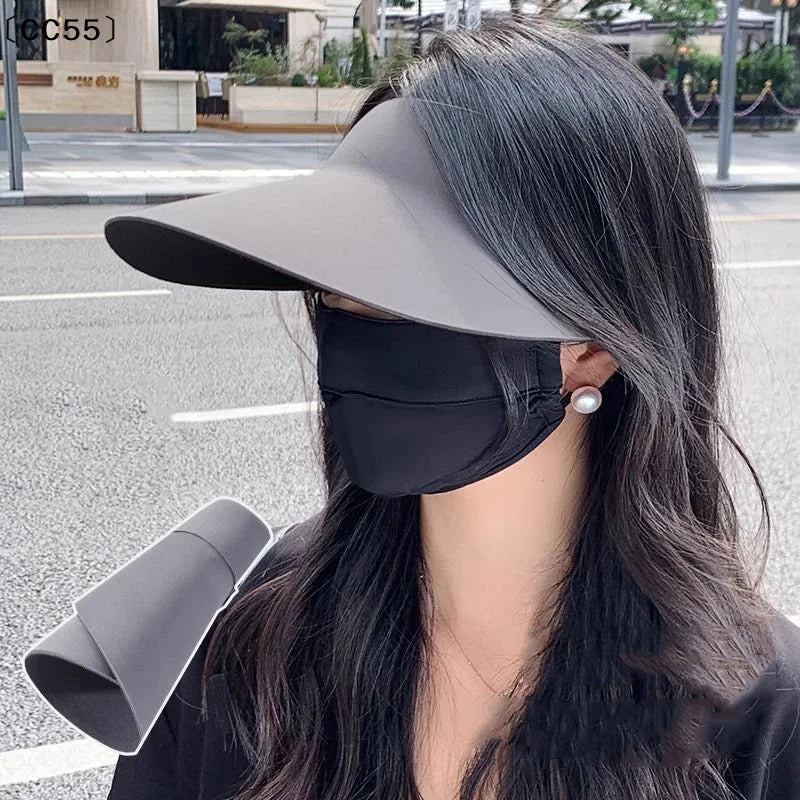 Foldable Wide Brim UV Sun Hat – Quick-Dry Nylon, Adjustable Wide Brim Sun Hat Qst