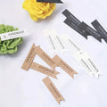 Kraft Paper Fishtail Gift Tags English Letters – 10 Pack Kraft Paper Gift Tags Qme WHITE