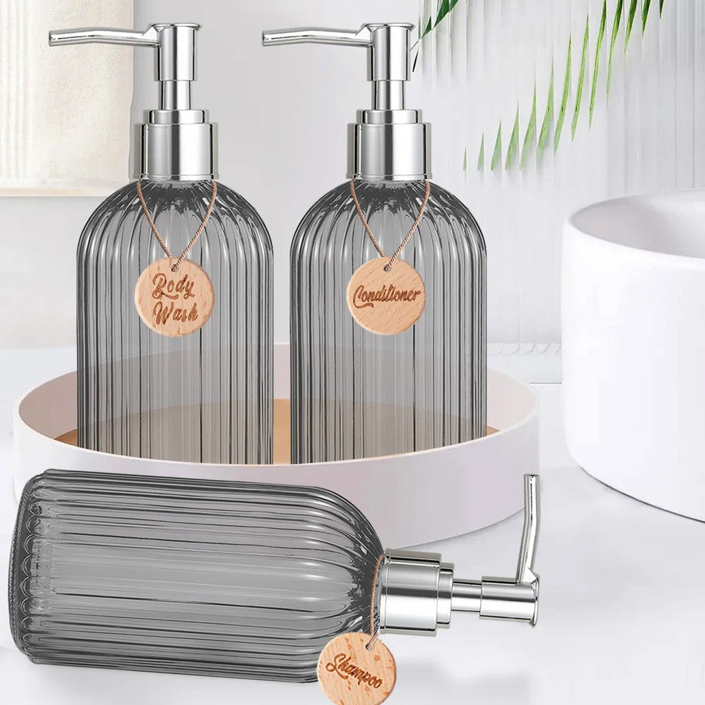 Shower Dispenser Bottles – Shampoo, Conditioner & Body Wash Shower Dispenser Bottles Qme